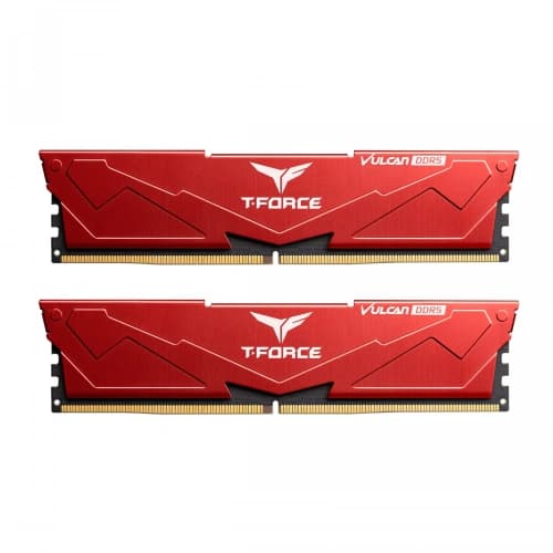 Bellek Team T-Force Vulcan Red 32Gb (2X16Gb) 6000Mhz Ddr5 Cl38
