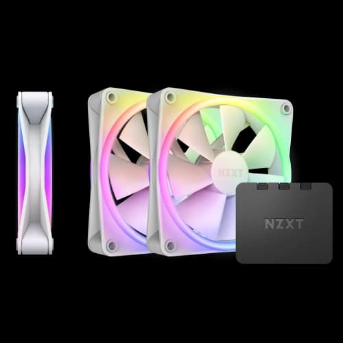 Nzxt F120 RF-D12TF-W1 RGB Duo White 120 mm Fan(3'lü Set)