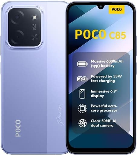 Xiaomi POCO C85 4G Çift SIM 8GB RAM 256GB - Mor