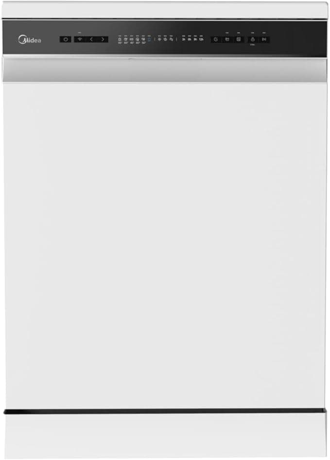Midea 14 Kişilik Kapasiteli 8 Programlı Bulaşık Makinesi Beyaz WQP14-W7633CW