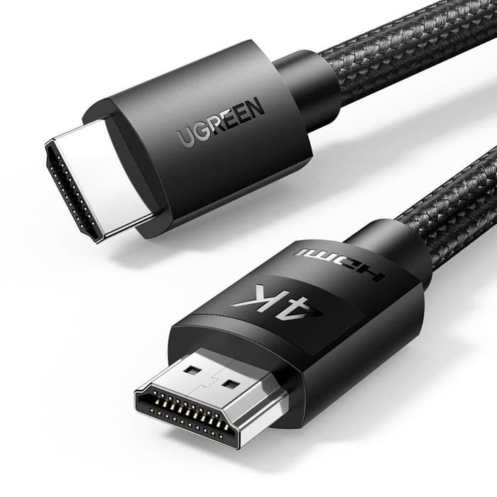 UGREEN Yüksek Kalite HDMI Naylon Örgülü Kablo 5m Siyah