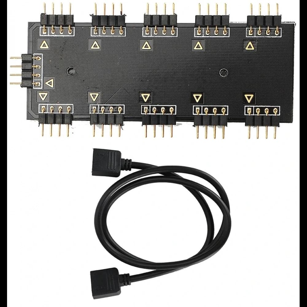 RGB Led Çoklayıcı 10 Port 12V 4 Pin Kablo Çoklayıcı