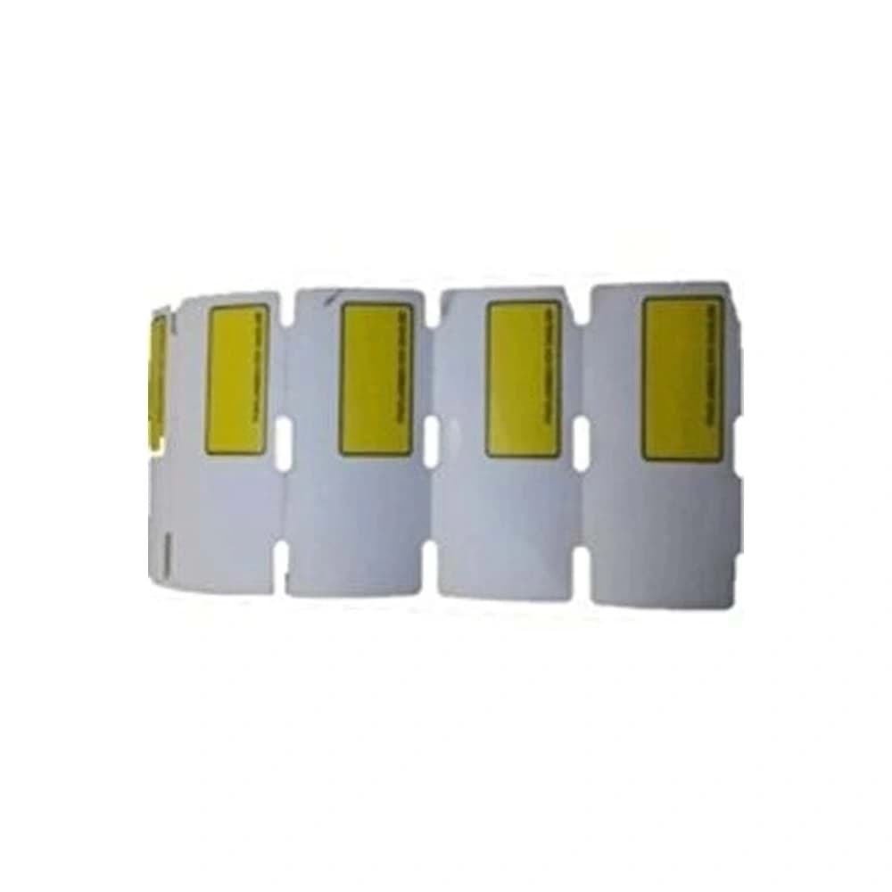 80Mm X 38Mm Karton Sarı Pencereli Kdv Li Raf Etiketi 500 Lü Sarım