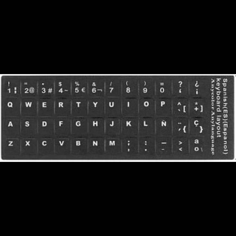 Klavye Etiketi İspanyolca Spanish Sticker