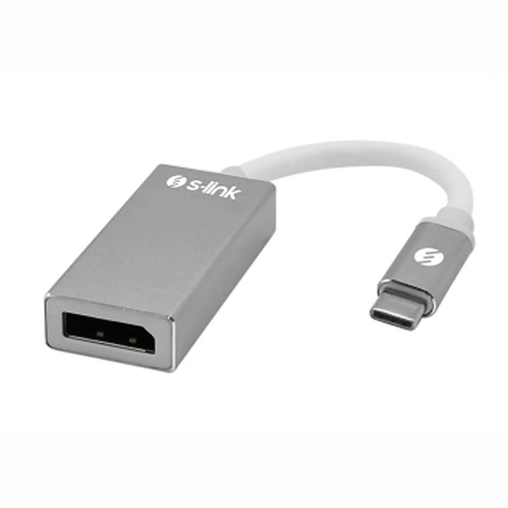 S-link SL-USB-C74 USB3.1 Type C to Display Port Dönüştürücü