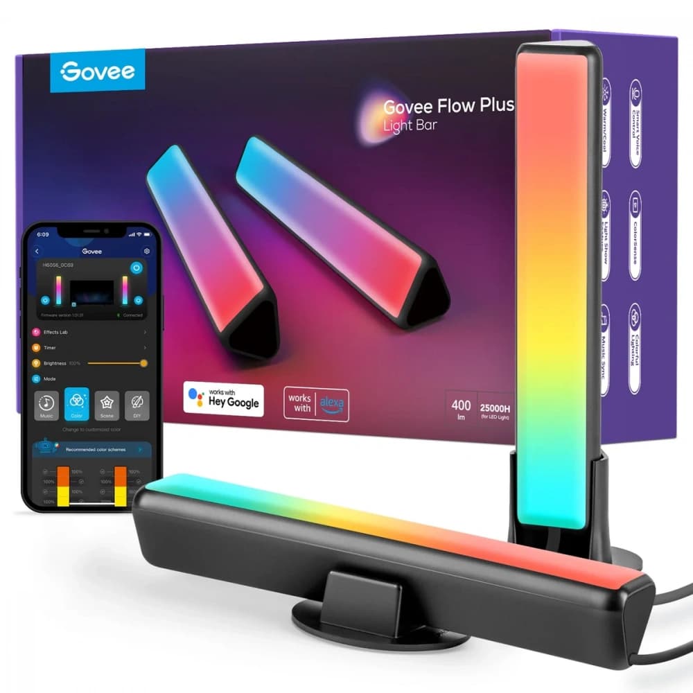 Govee RGBICWW WiFi+Bluetooth Flow Plus Dikey Aydınlatma 2li-H60563D1