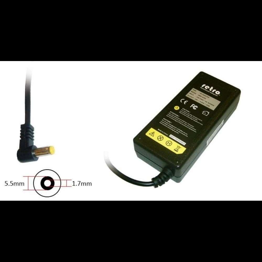 ADAPTOR DCA-A040 19V 2.37A 45W 1.7mm x 5.5mm