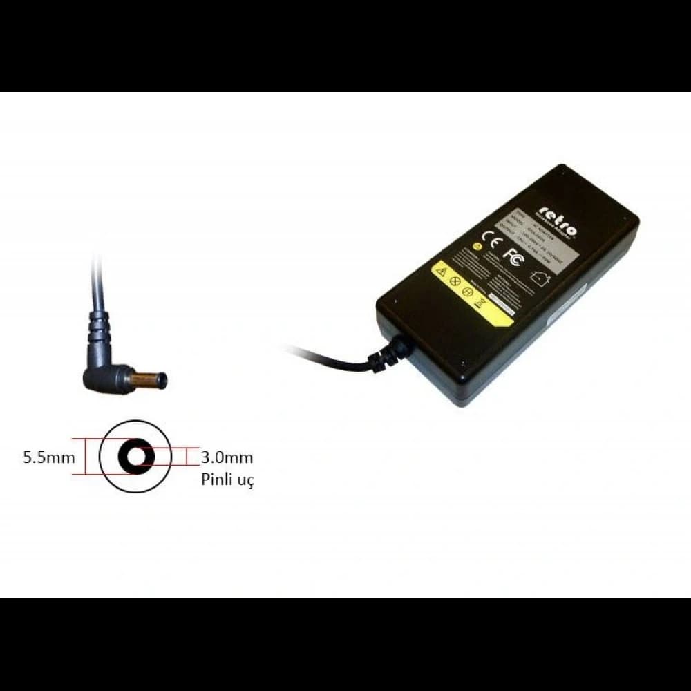 ADAPTOR DCA-SA059 19V 3.16A 60W 3.0mm x 5.0mm Pinli