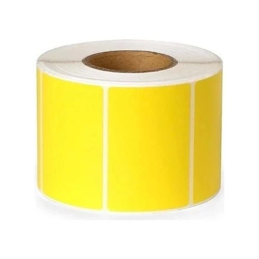 RULO KAĞIT TERMAL ETİKET SARI 60mm X 30mm 1000 ADET