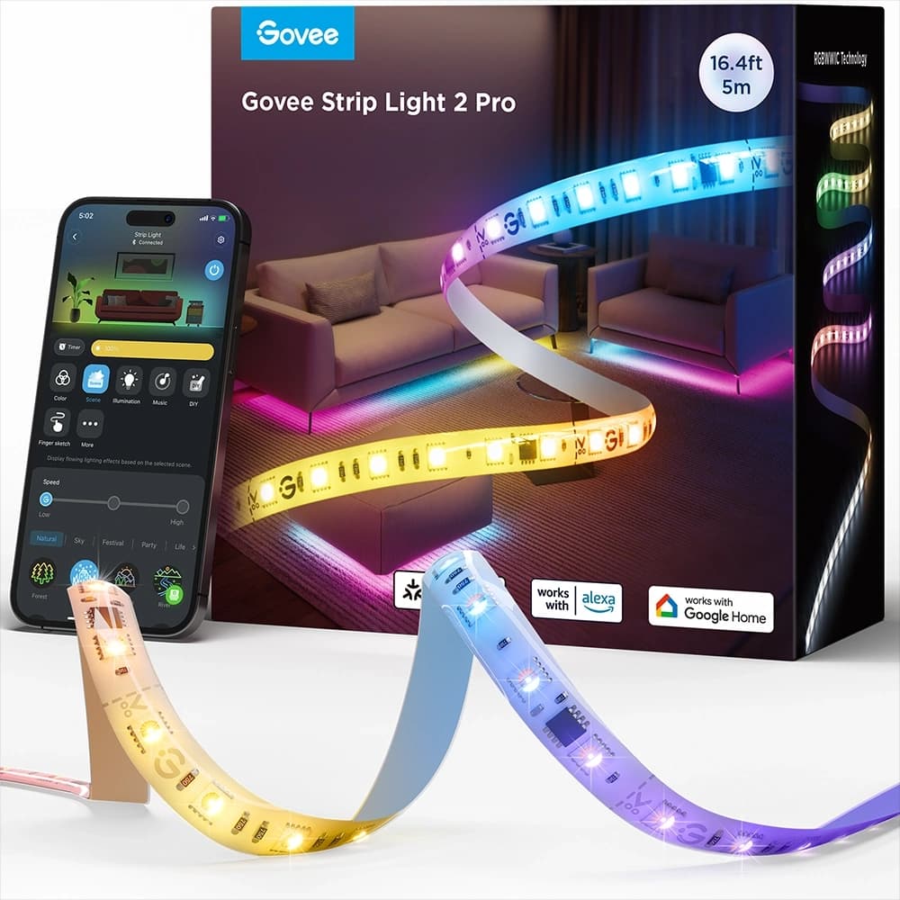 Govee RGBWWIC Matter Destekli Kesilebilir LED 2 Pro (5M) - H61F53D1