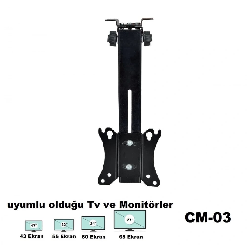 17-27"Eğimli Tavan Askı Aparat Cm-03