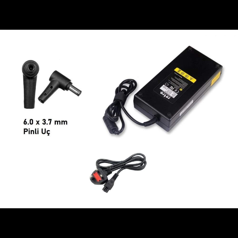 Adaptor DCA-AC324 19.5V 9.23A 180W Ortası Pinli 6.0mm  3.7mm