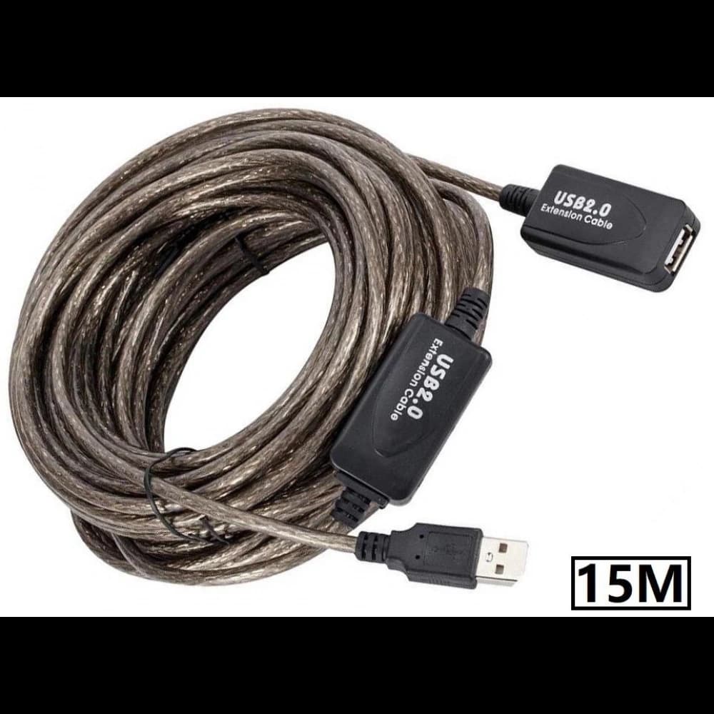 Kablo Usb Dişi - USB erkek USB uzatma kablosu 15mt