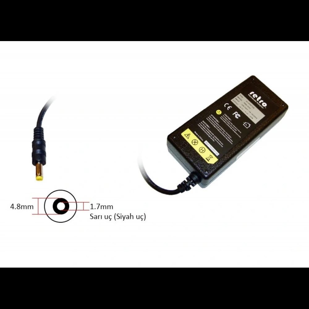 ADAPTOR DCA-S093 10.5V 3.8A 4.8mm x 1.7mm 40W
