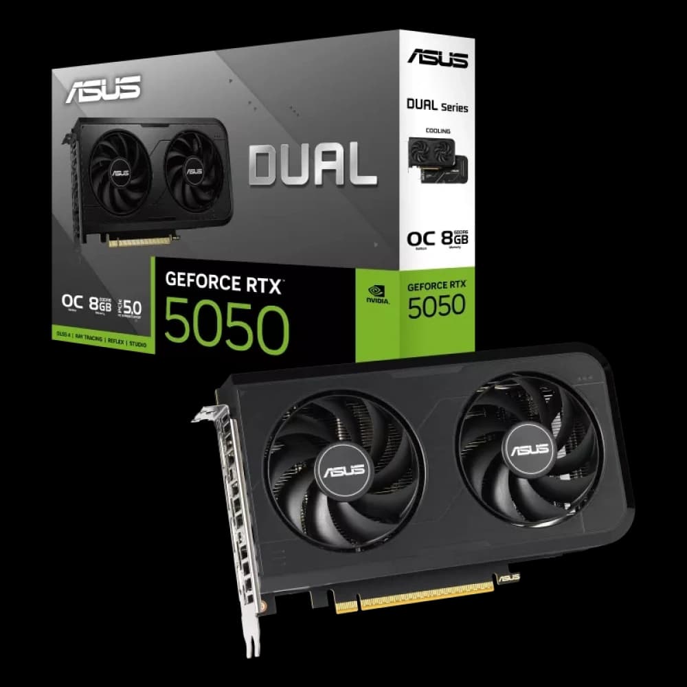 Ekran Kartı Asus Dual-Rtx5050-O8G OC 8Gb Gddr6 128Bit