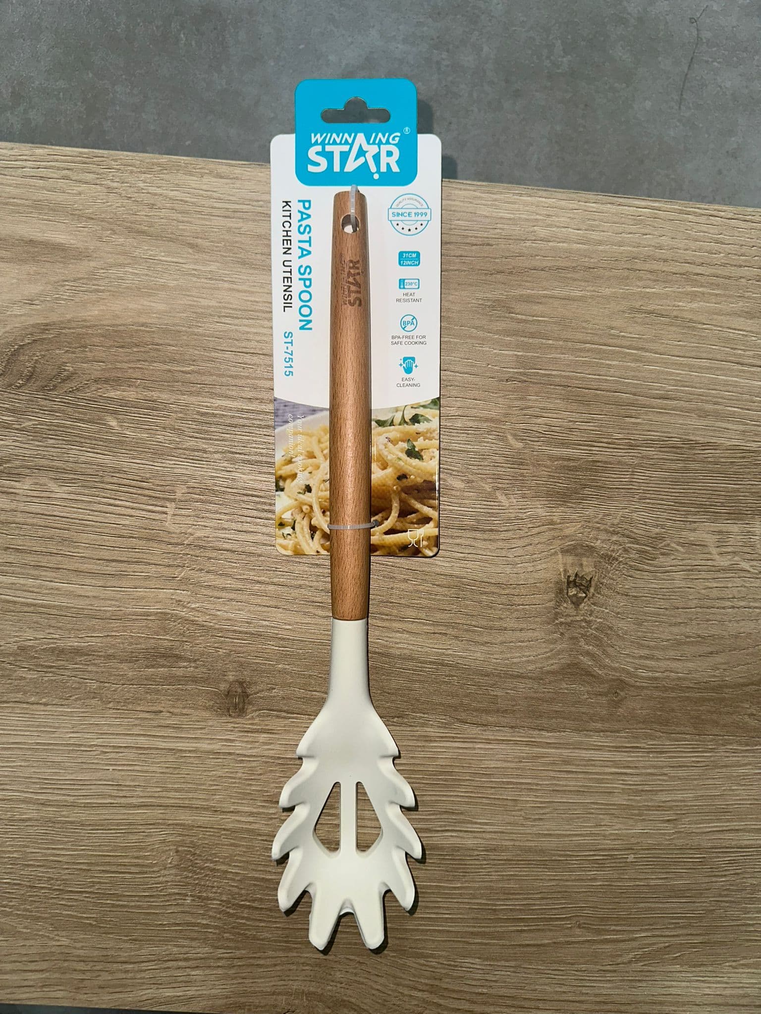 WİNNİNG STAR ST-7515 MAKARNA SERVİS KAŞIĞI BEYAZ