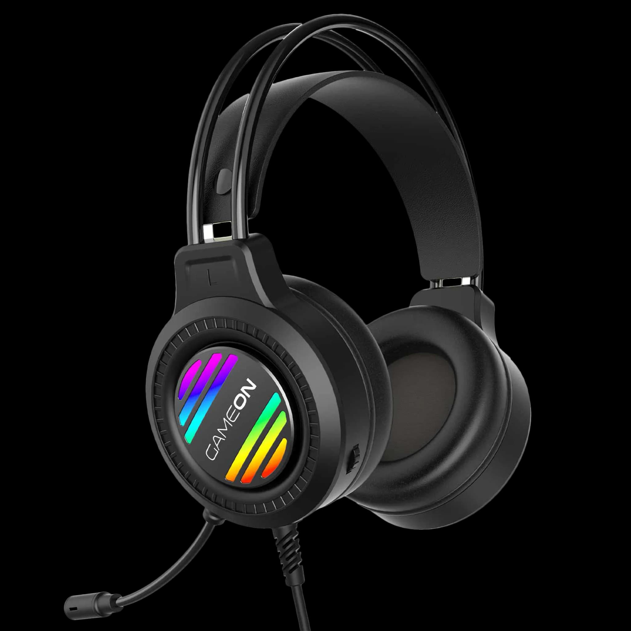 GAMEON GOT100 RAVENSTRİKE RGB USBE 3.5MM OYUNCU KULAKLIĞI SİYAH