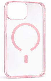 SUNİX JOY KAPAK İPHONE 17 ŞEFFAF PEMBE MAGSAFE KILF