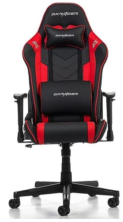 DXRACER P132 PRİNCE SERİ YUMUŞAK YÜZEYLİ 130KG OYUNCU KOLTUĞU SİYAH/KIRMIZI