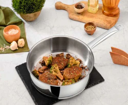 POLOCHEF PROLİNE ÇELİK TAVA 28 CM PÇT-128