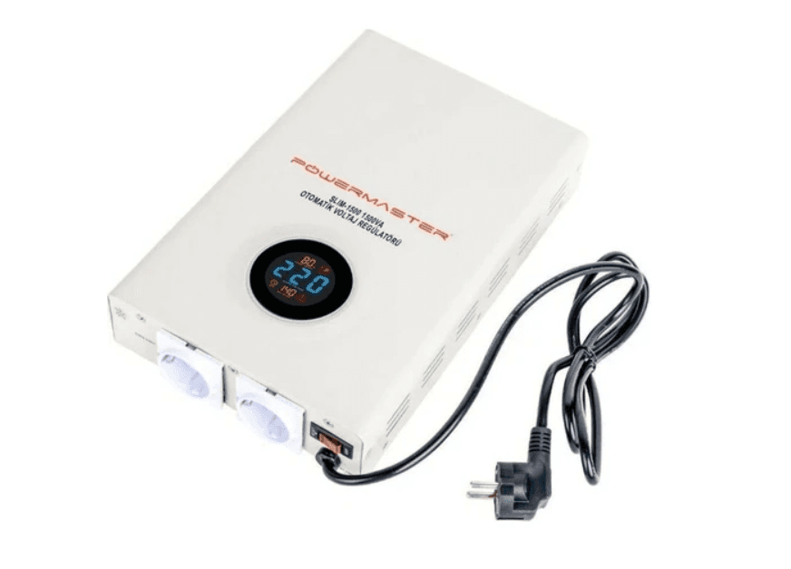 POWERMASTER OTOMATİK VOLTAJ REGÜLATÖRÜ SLİM-1500