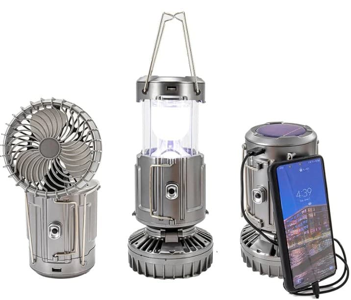 ETM GSH-9299 SOLAR FANLI KAMP LAMBASI