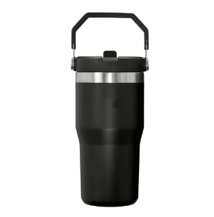 STANLEY THE ICEFLOW™ FLİP STRAW 2.0 TUMBLER 0.6L / 20OZ - BLACK 2.0