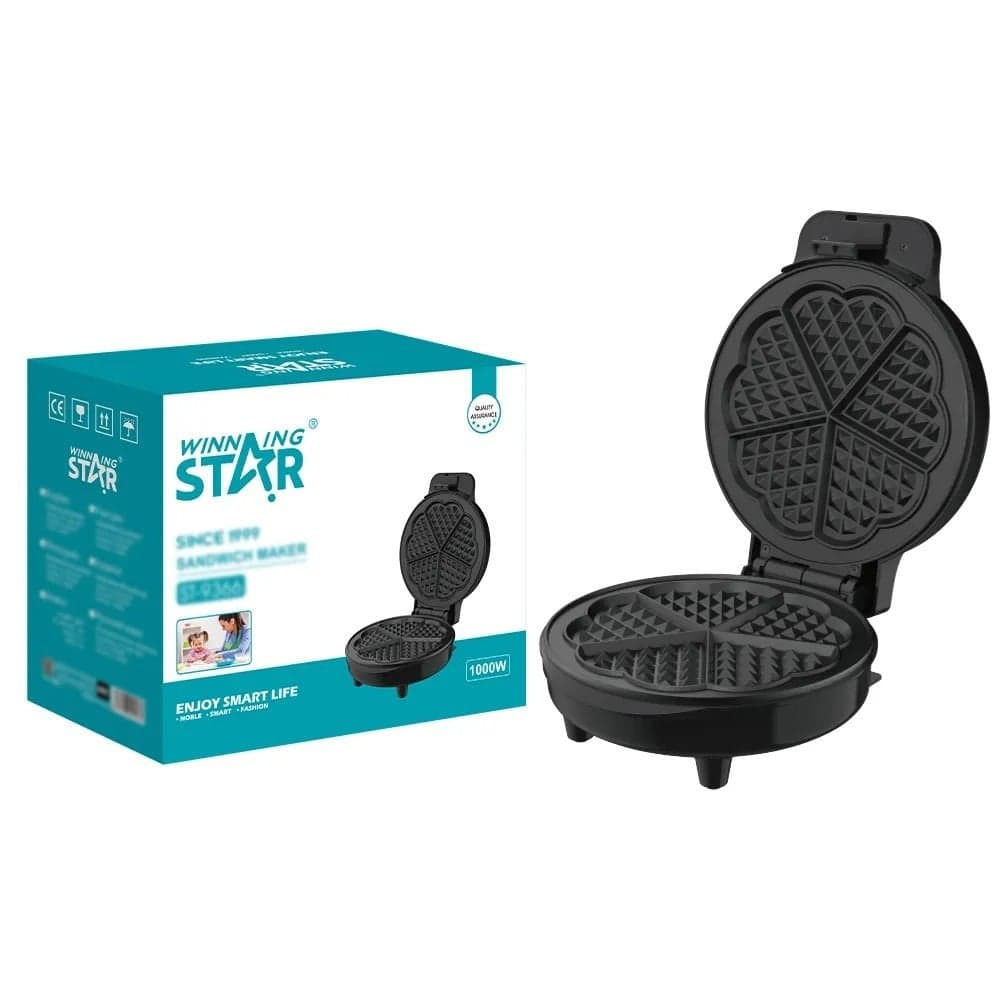 WİNNİNG STAR ST-9366 1000W WAFFLE MAKİNESİ