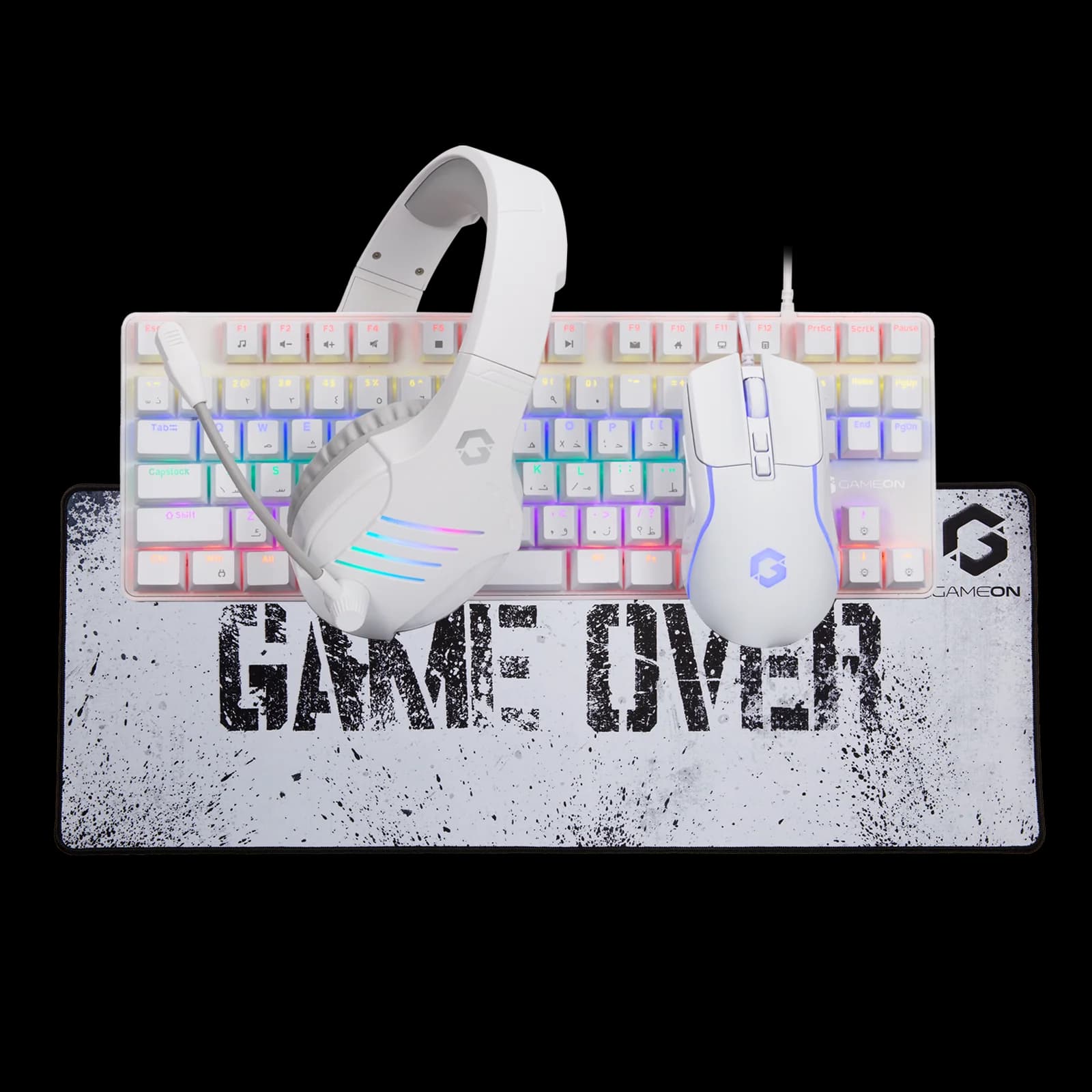 GAMEON GO-VİPER-XA 4 İN 1 OYUNCU PAKETİ ( KLAVYE, KULAKLIK, MOUSE, MOUSEPAD )