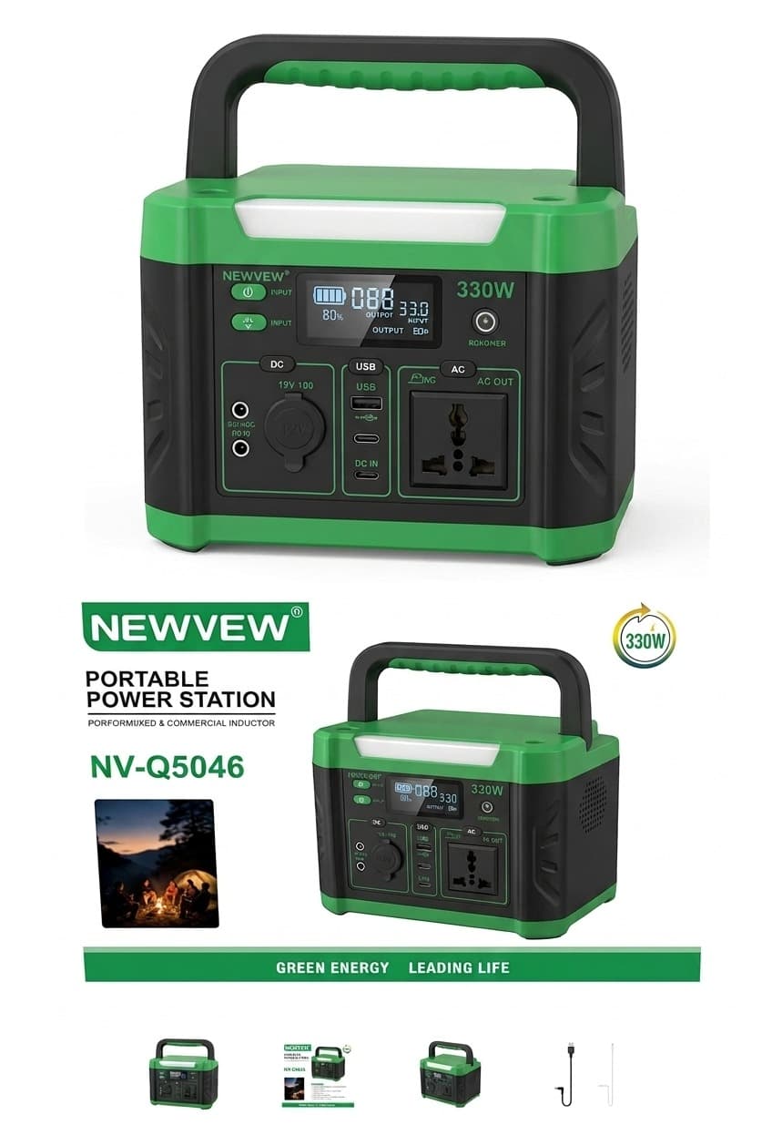 NEWVEW NV-Q5046 TAŞINABİLİR SOLAR GÜÇ KAYNAĞI / JENERATÖR