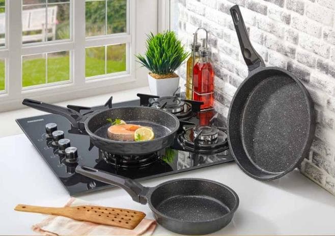 POLOCHEF CRYSTAL DÖKÜM TAVA SET 20-24-28 CM CDT-128