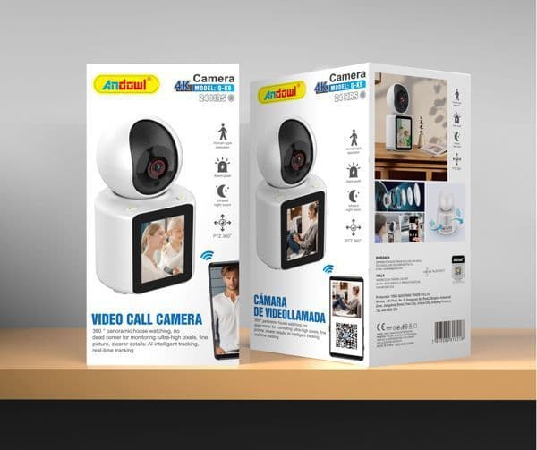 ANDOWL Q-K9 VİDEO CALL CAMERA HOME SECURİTY 2554133