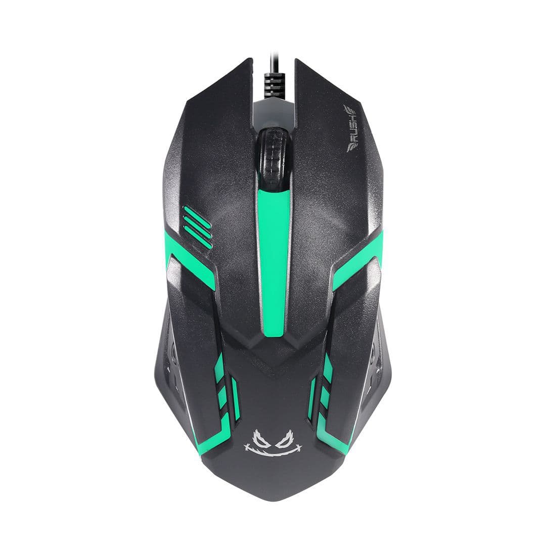 RUSH KABLOLU USB OYUNCU MOUSE SİYAH RM01