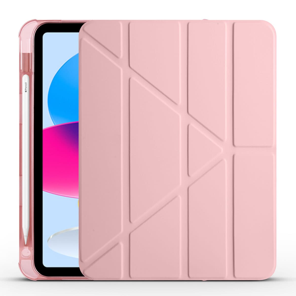 ZORE ZR-1636 İPAD 10/11 A16 10.9" TRİ FOLDİNG ROSE KILIF