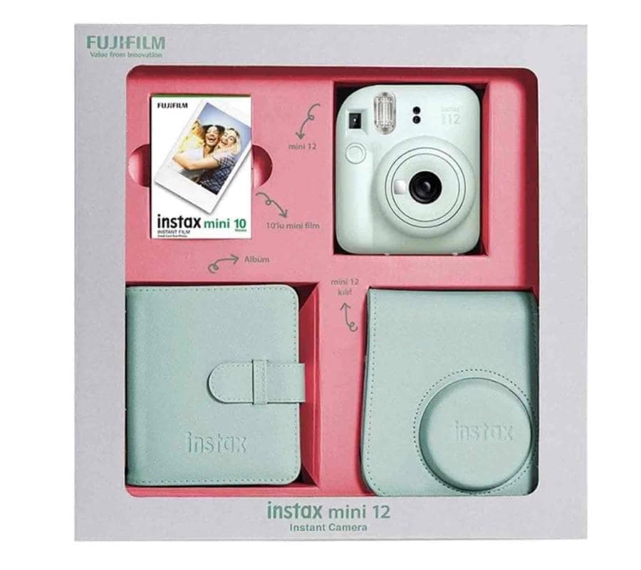FUJİFİLM İNSTAX MİNİ 12 GREEN BUNDLE