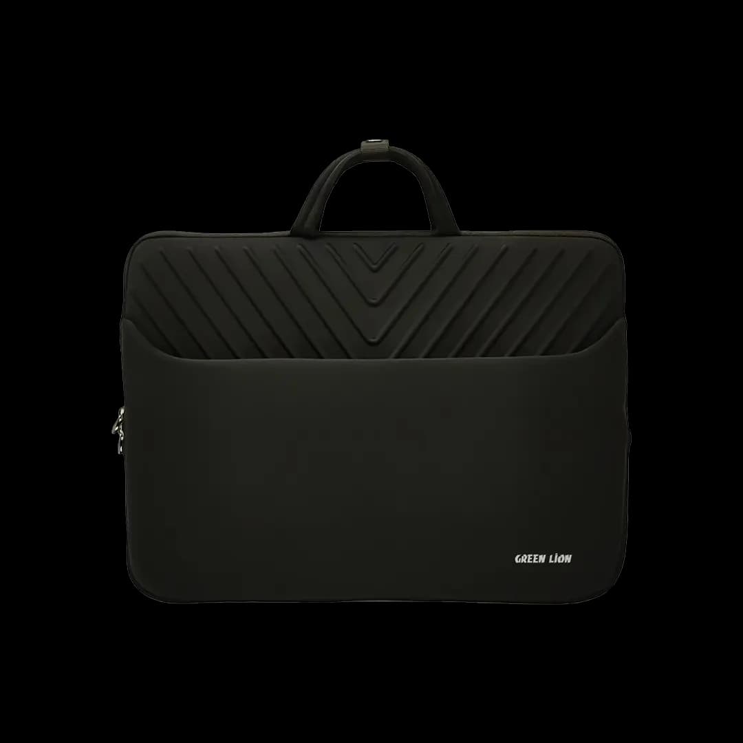 Green Lion Orbit İnce Laptop El Çantası Kılıfı - Siyah GNOBTSLVBGBK