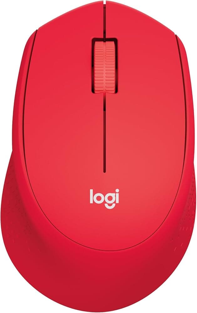 LOGİTECH M330 KABLOSUZ SİLENT PLUS MOUSE KIRMIZI