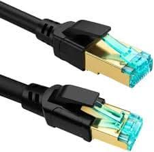 EPICARMA EA-CAT85M-BK CAT8 40GBPS ULTRA HIZLI ETHERNET KABLOSU - 5 METRE SİYAH