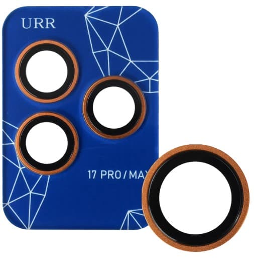 URR SAPPHİRE LENS KORUYUCU İPHONE 17 PRO MAX TURUNCU
