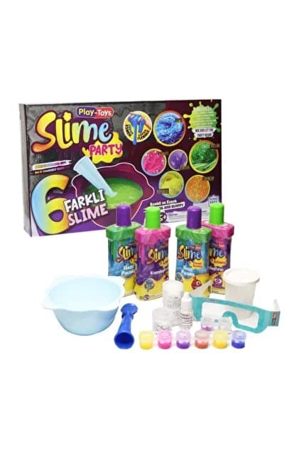 PLAY TOYS 6 FARKLI SLİME HAZIRLAMA SETİ