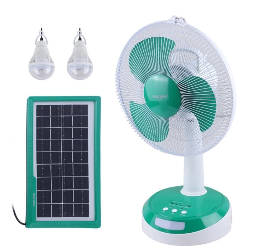 NEWVEW NV-U06 12 İNÇ SOLAR PANELLİ VANTİLATÖR SİSTEMİ