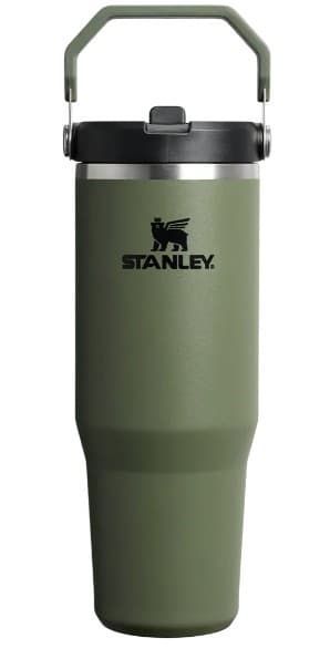 STANLEY İCEFLOW FLİP STRAW TUMBLER 30 OZ 890ML DRİED PİNE