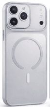 SUNİX NİGHT KAPAK İPHONE 17 PRO SİLVER MAGSAFE KILIF