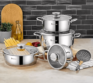 POLOCHEF VİSTAL 8 PARÇA TENCERE SETİ VTS-100