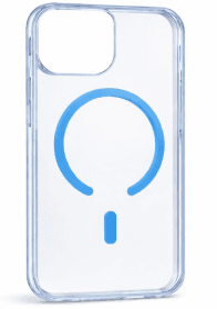 SUNİX JOY KAPAK İPHONE 17 PRO MAX ŞEFFAF MAVİ MAGSAFE KILF