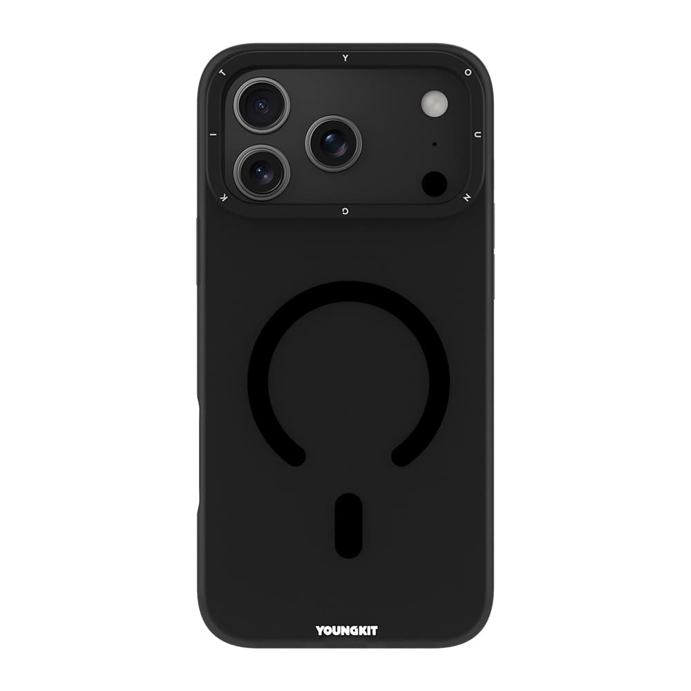 YOUNGKIT MAG SAFE HİDDEN KILIF SİYAH 17 PRO MAX