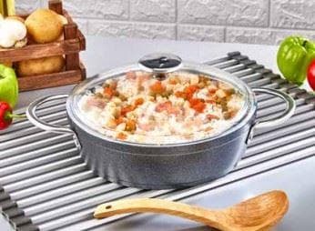 POLOCHEF GALAXY GRANİT EZME BASIK 28 CM GLB-128