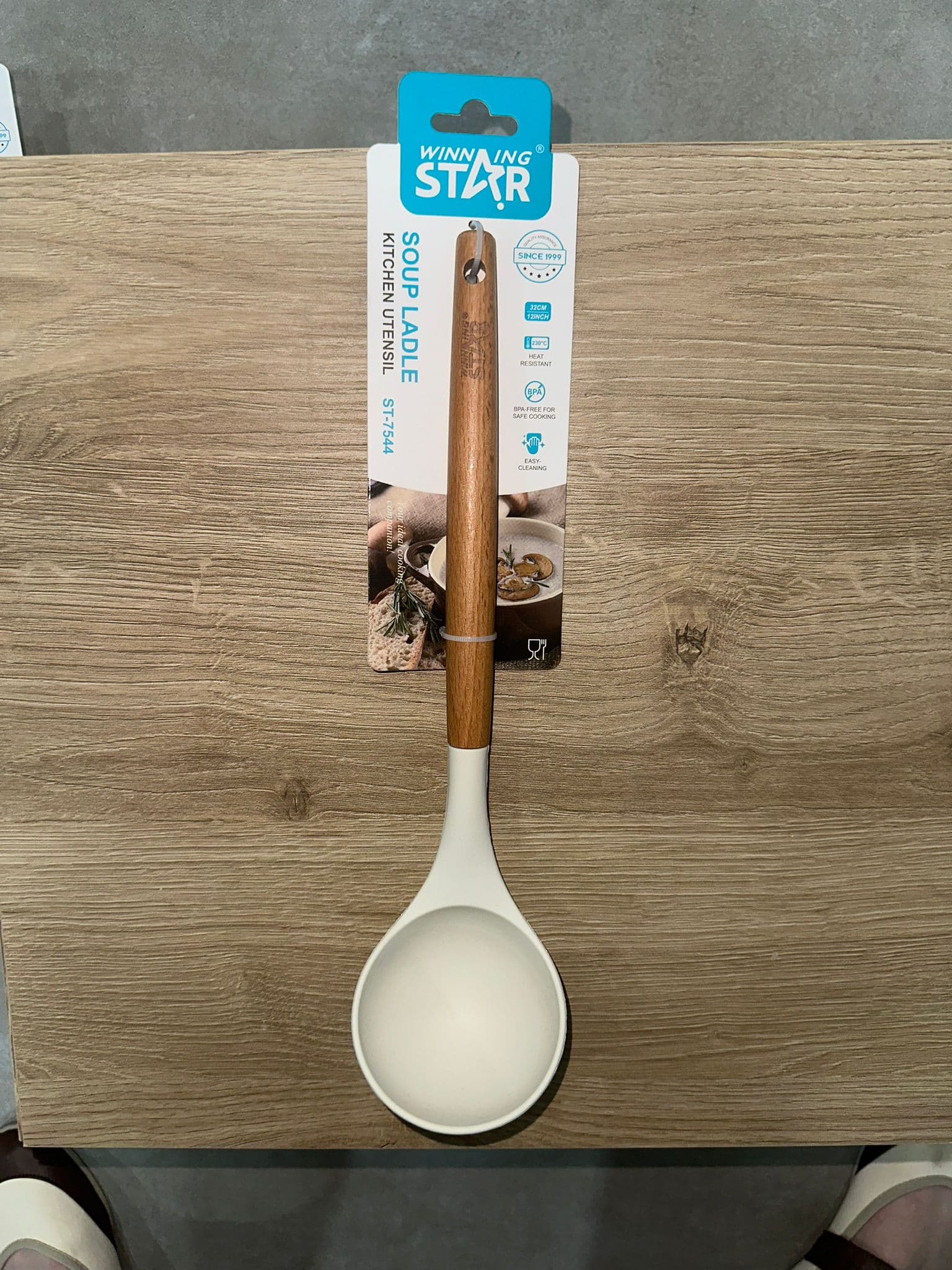 WİNNİNG STAR ST-7544 ÇORBA KEPÇESİ BEYAZ