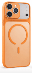 SUNİX NİGHT KAPAK İPHONE 17 PRO MAX TURUNCU MAGSAFE KILIF