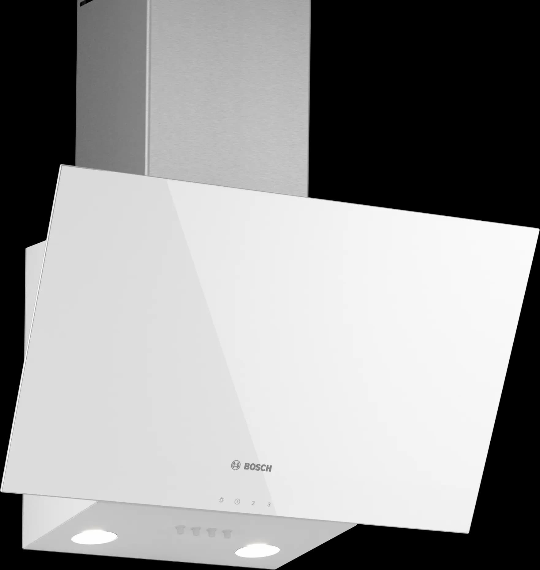 BOSCH DWK63PJ20T SERİE 2 DUVAR TİPİ DAVLUMBAZ 60CM BEYAZ RENK CAM YÜZEY